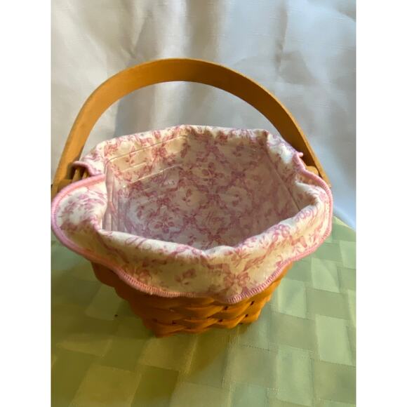 Vintage, Longaberger, Horizon of Hope Basket, Small Basket wLiner Protector 2001 - Picture 2 of 13
